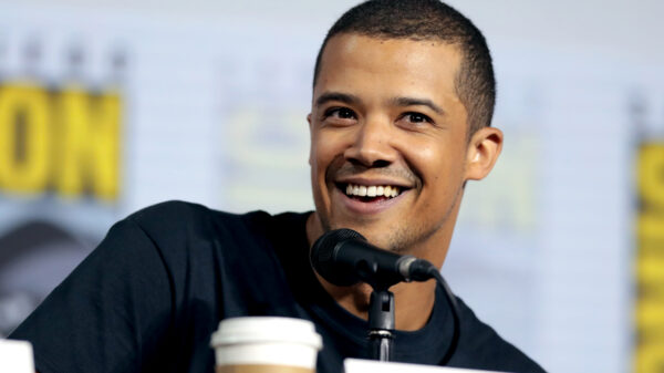 Jacob Anderson speaking at the 2019 San Diego Comic Con International, for "Game of Thrones", at the San Diego Convention Center in San Diego, California. Jacob Anderson is a lead in Interview with a Vampire.