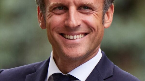 Emmanuel Macron in 2022