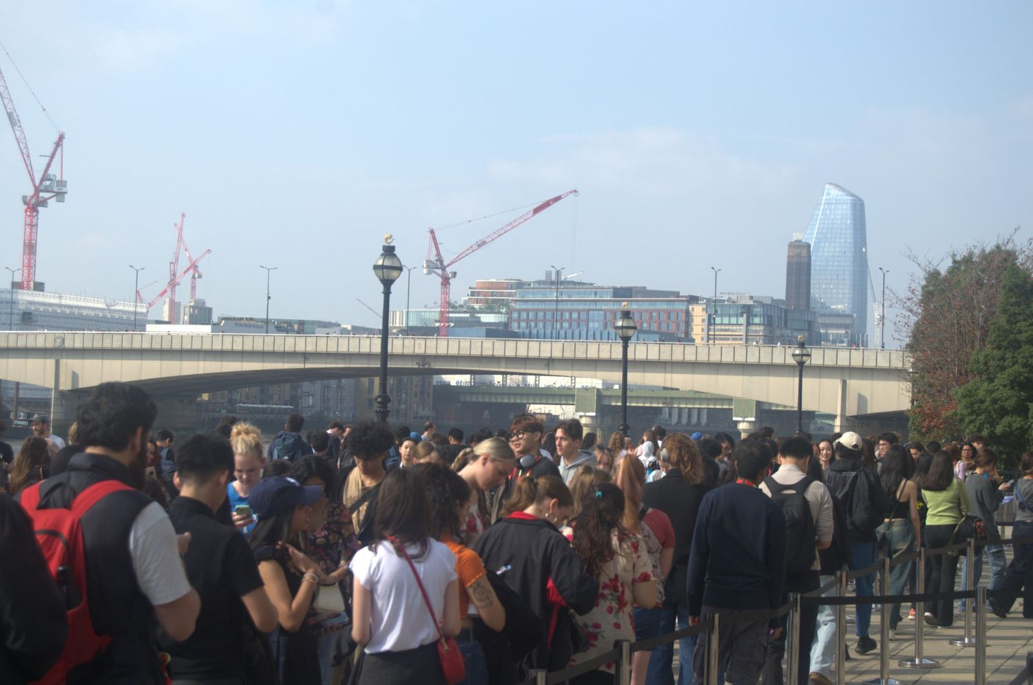 Student crowds at Fresher's Welcome Fair