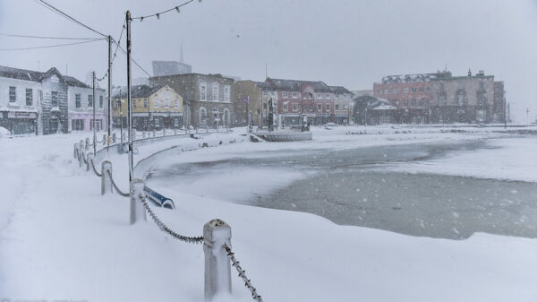 A snow day in Wexford, Ireland