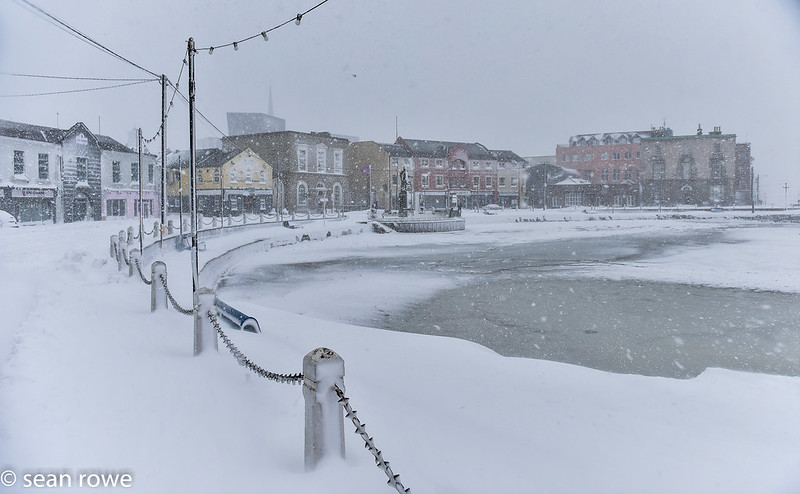 A snow day in Wexford, Ireland