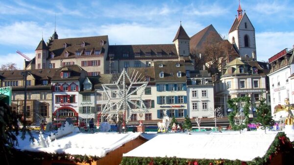 Christmas Market in Basel.