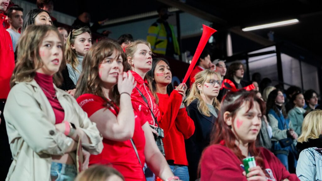 KCL Hockey Varsity crowd (2024). Image courtesy of KCLSU.