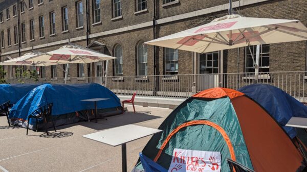 encampment tents