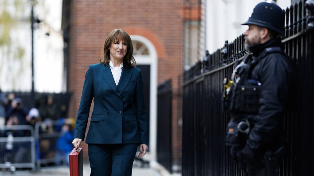 Rachel Reeves in London