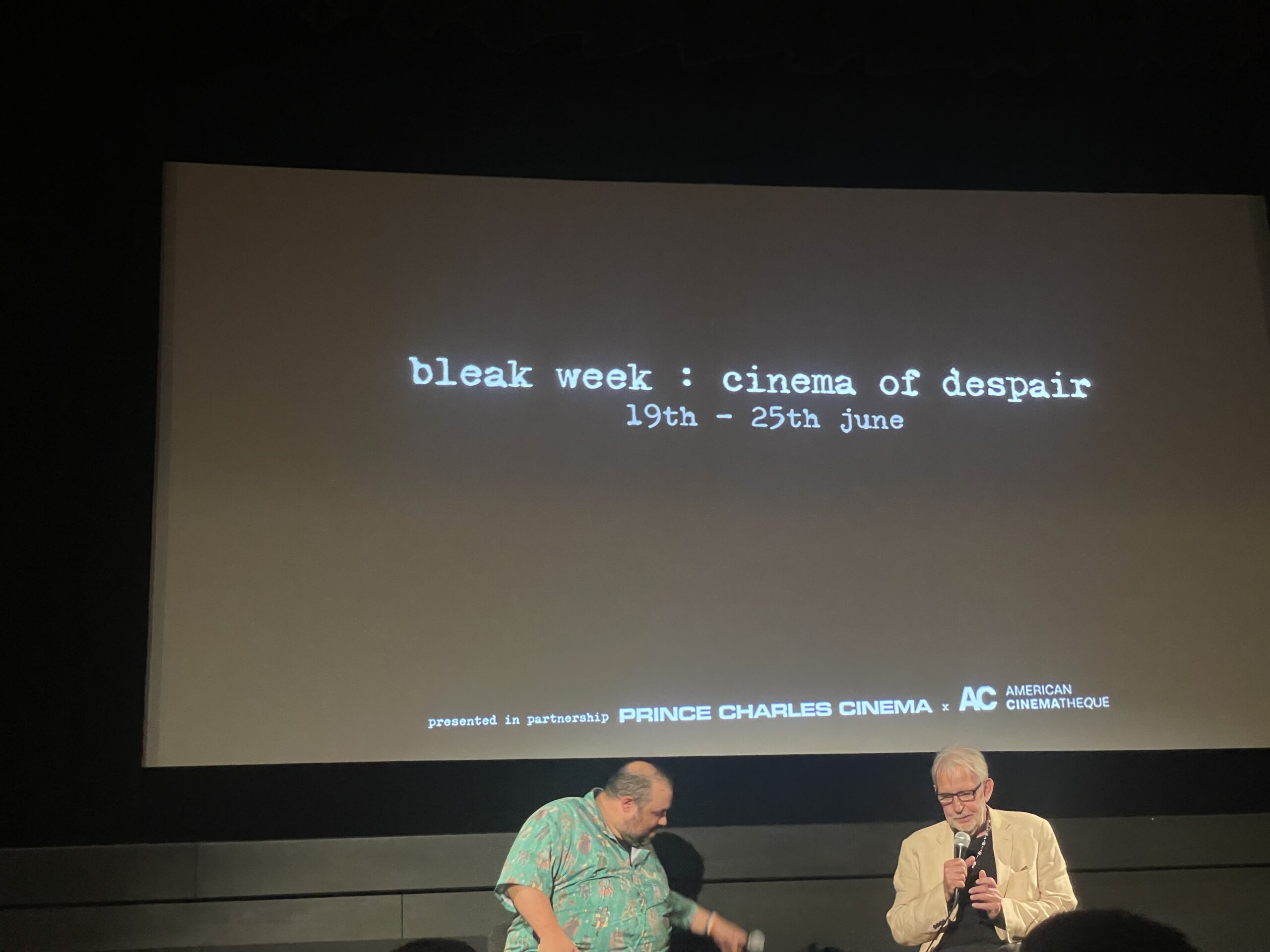Walter Murch being interviewed by Howard Berry