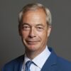 Portrait of Nigel Farage.